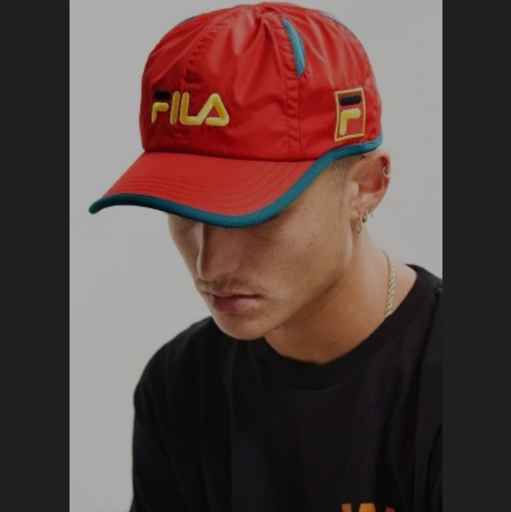 FILA Mesh Panel Baseball Hat